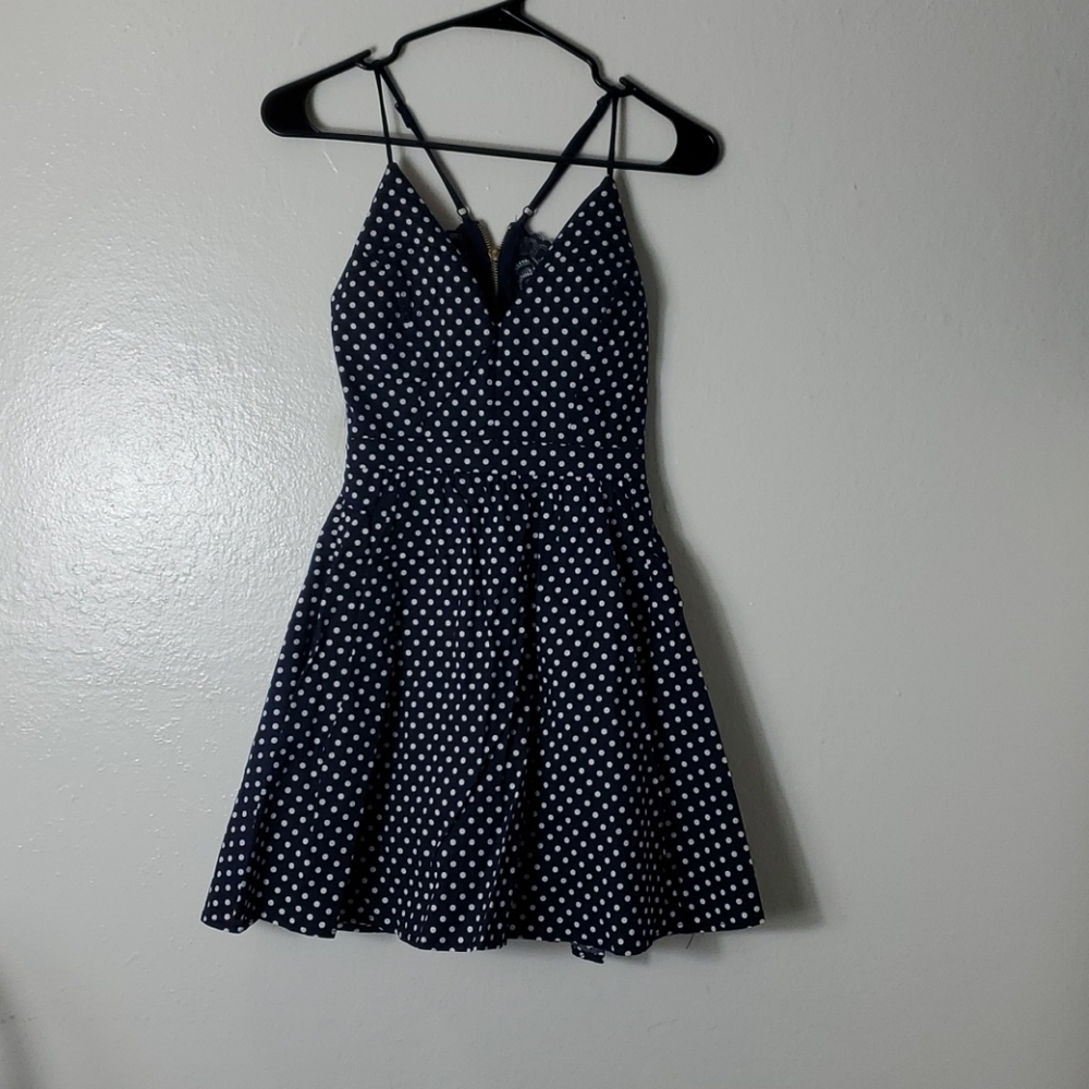 Emerald Sundae Polka-Dot Dress